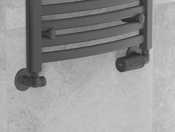 Mexen G05 į skyvą perjungiamos termostatinės jungties rinkinys, antracito spalvos - W903-958-66