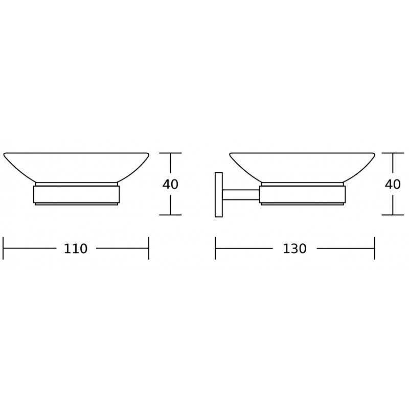 Mexen Zoja muilinė, chromas - 7019139-00