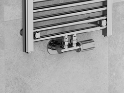 Mexen G05 termostatinis kampinis komplektas, Duplex, DN50, chromas - W907-958-01