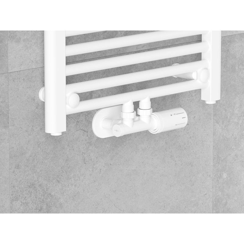 Mexen G05 terminis kampinis rinkinys, Duplex, DN50, baltas - W907-958-20