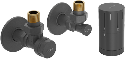 Mexen G05 kampinis termostatinis rinkinys su R dangteliu, antracitas - W901-958-904-66
