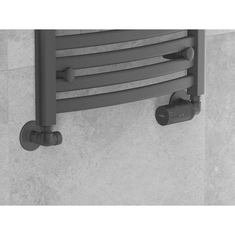 Mexen G05 termostatinio maišytuvo komplektas su dangčiu R, antracitas - W903-958-904-66