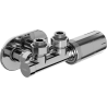 Mexen G05 kampinis termostatinis rinkinys su dangteliu R, Duplex, DN50, chromas - W907-958-905-01