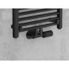 Mexen G05 termostatinio kampinio komplektas su dangteliu R, Duplex, DN50, juodas - W907-958-905-70