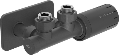 Mexen G05 termostatinis siaurinamas komplektas su apdaila S, Duplex, DN50, antracitas - W907-958-910-66
