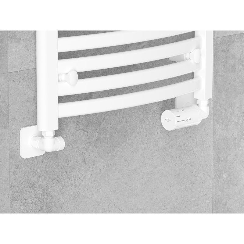 Mexen G05 ašinė termostatinė komplektas su S dangteliu, baltas - W903-958-909-20