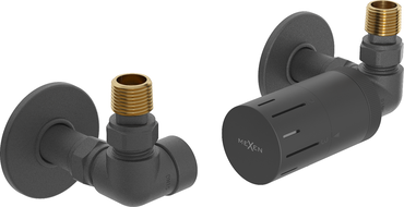 Mexen G05 termostatinio maišytuvo komplektas su dangčiu R, antracitas - W903-958-904-66