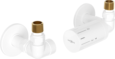 Mexen G05 termostatinis ašinis komplektas su dangteliu R, baltas - W903-958-904-20