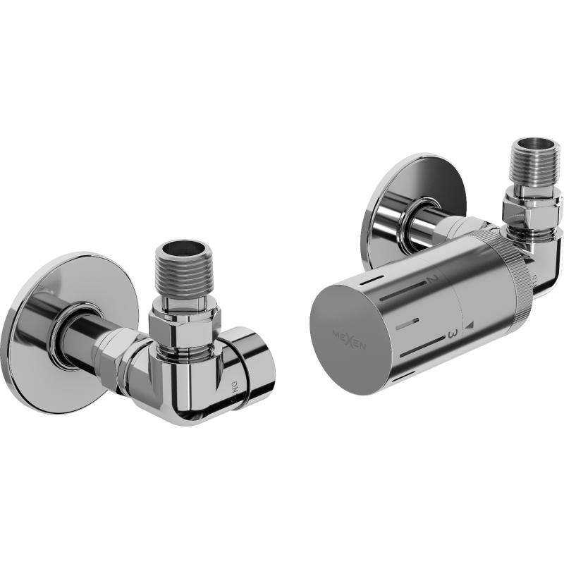 Mexen G05 termostatinis komplektas su dangteliu, chromas - W903-958-904-01