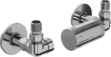 Mexen G05 termostatinis rinkinys su ašine maskuote R, chromas - W903-958-904-01