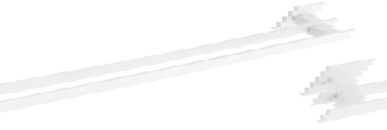 Mexen Arno dvigubas rankšluosčių kabykla, balta - 7020725-20