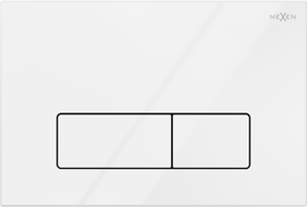 Mexen Fenix 13 plonas nuleidimo mygtukas, blizgus baltas - 601300