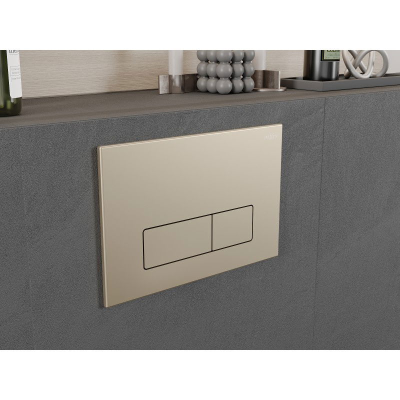 Mexen Fenix 13 plonas nuleidimo mygtukas, auksinis šampaninis - 601304