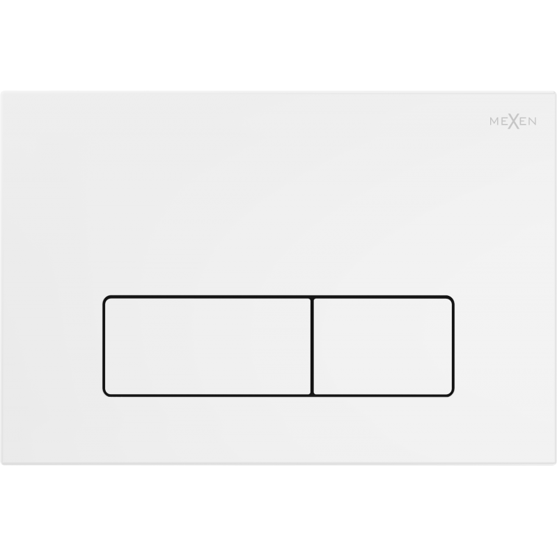 Mexen Fenix 13 plonas nuleidimo mygtukas, baltas matinės spalvos - 601320