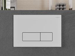 Mexen Fenix 13 plonas nuleidimo mygtukas, baltas matinės spalvos - 601320