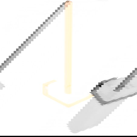 Mexen Arno tualetinis šepetys, rožinis auksas - 7020750-60