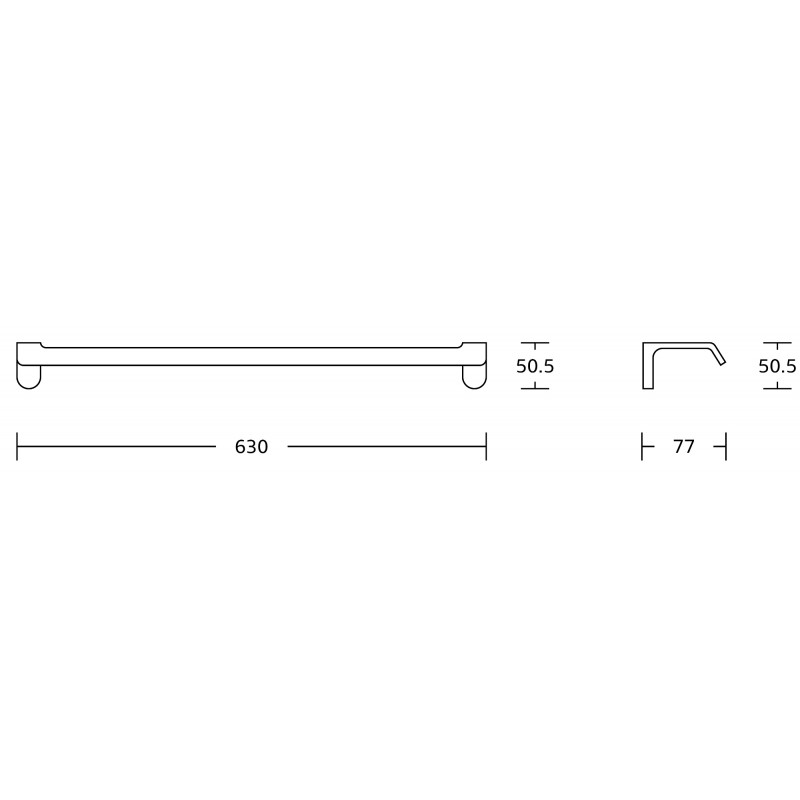 Mexen Lea rankšluosčių laikiklis, auksinis - 7026024-50