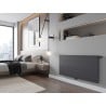 Mexen Line CCL11 plokščias radiators 300 x 1100 mm, apatinis vidurinis prijungimas, 500 W, antracitas - W6C11L-030-110-66