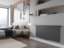Mexen Line CCL11 plokščias radiators 300 x 1100 mm, apatinis vidurinis prijungimas, 500 W, antracitas - W6C11L-030-110-66