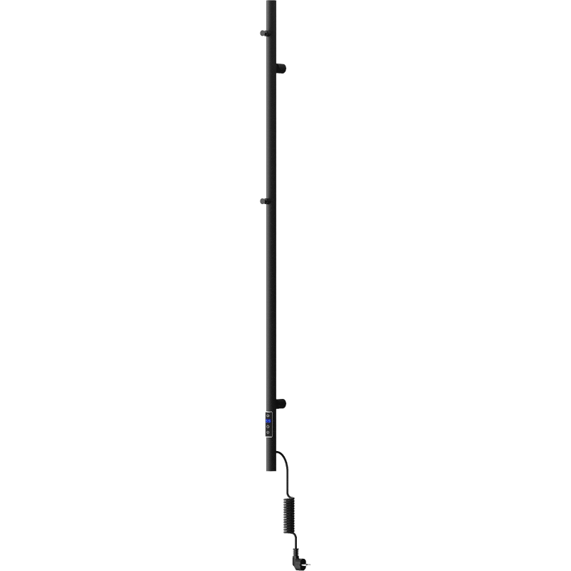 Mexen Pino elektrinis rankšluosčių džiovintuvas su kabliukais 1405 x 32 mm, 75 W, juodas - W301-1405-032-00-70