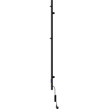 Mexen Pino elektrinis rankšluosčių džiovintuvas su kabliukais 1405 x 32 mm, 75 W, juodas - W301-1405-032-00-70