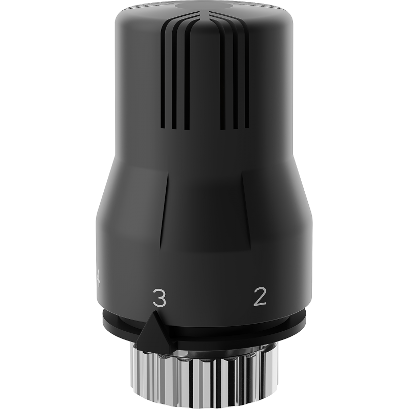 Mexen Uni-Term termostatinė galvutė radiatoriui, juoda - W908-002-70