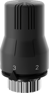 Mexen Uni-G juoda termostatinė radiatoriaus galvutė - W908-002-70