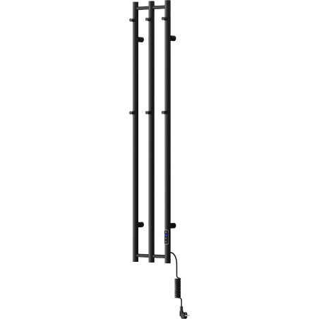 Mexen Pino elektrinis radiatorius su rankšluosčių laikikliais 1405 x 242 mm, 200 W, juodas - W301-1405-242-00-70