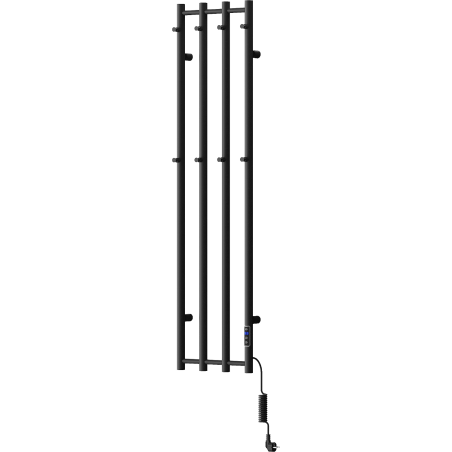 Mexen Pino elektrinis radiatorius su rankšluosčių laikikliais 1405 x 347 mm, 250 W, juodas - W301-1405-347-00-70
