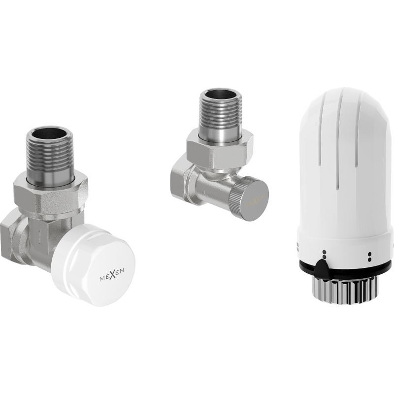 Mexen G03 kampinis termostatinis rinkinys, nikeliuotas - W913-012-938-01