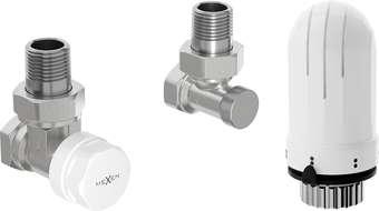 Mexen G03 kampas termostatinis komplektas, nikeliuotas - W913-012-938-01