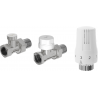 Mexen G01 termostatinis rinkinys tiesus, nikelis - W914-012-918-01