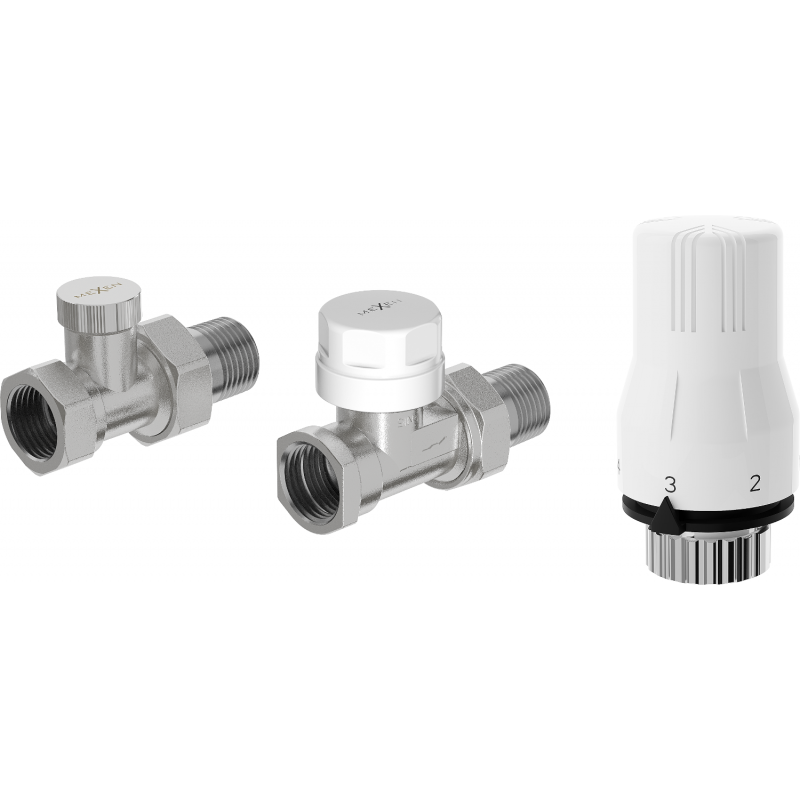 Mexen G02 termostatinio rinkinio rinkinys, nikelis - W914-012-928-01