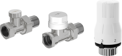 Mexen G02 termostatinio rinkinio rinkinys, nikelis - W914-012-928-01