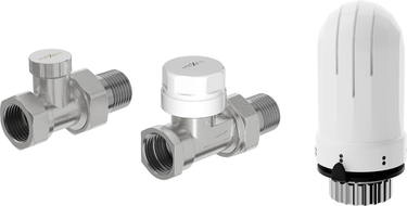 Mexen G03 tiesus termostatinis komplektas, nikelis - W914-012-938-01