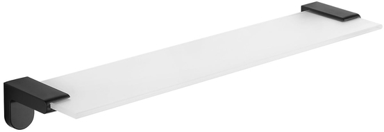 Mexen Lea kabanti stiklinė lentyna, juoda - 7026037-70