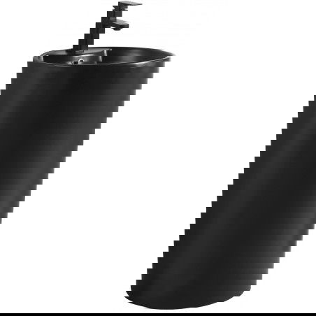 Mexen Mana laisvai stovintis praustuvas 45 x 45 cm, juodas matinis - 26074670