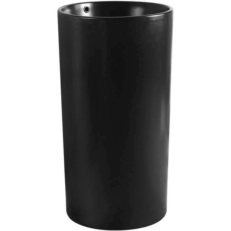 Mexen Nerda 46 x 46 cm laisvai stovintis praustuvas, juodas matinis - 26084670