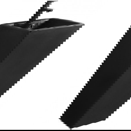 Mexen Pia laisvai stovintis praustuvas 47 x 47 cm, juodas matinis - 26104770