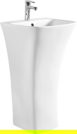 Mexen Nel laisvai statomas praustuvas 45 x 44 cm, baltas - 26134500
