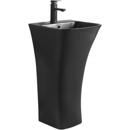 Mexen Nel laisvai stovintis kriauklė 45 x 44 cm, juoda matinė - 26134570