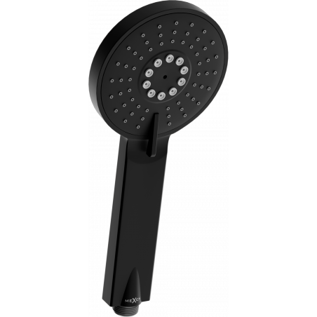Mexen R-40 3 funkcijų dušo rankenėlė, juoda - 79540-70