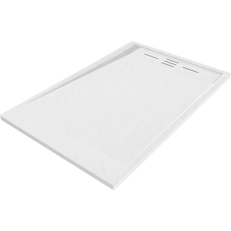 Mexen Amon Stačiakampis dušo padėklas SMC 100 x 70 cm, baltas - 4F107010