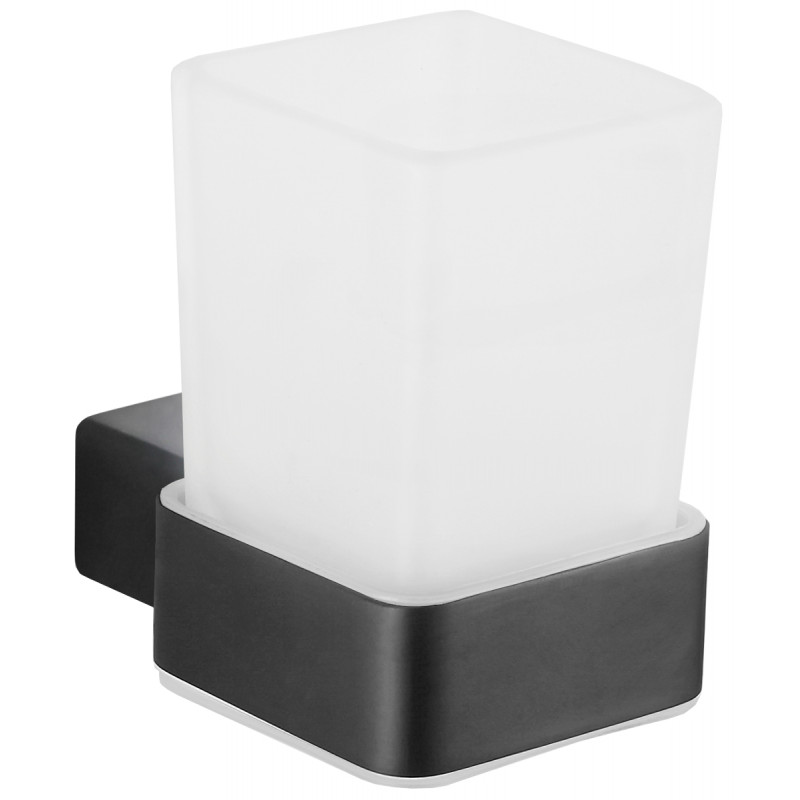 Mexen Pavo dantų šepetėlių puodelis, juodas - 7030438-70