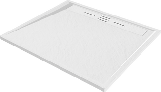 Mexen Amon stačiakampė SMC dušo padėklas 100 x 90 cm, baltas - 4F109010