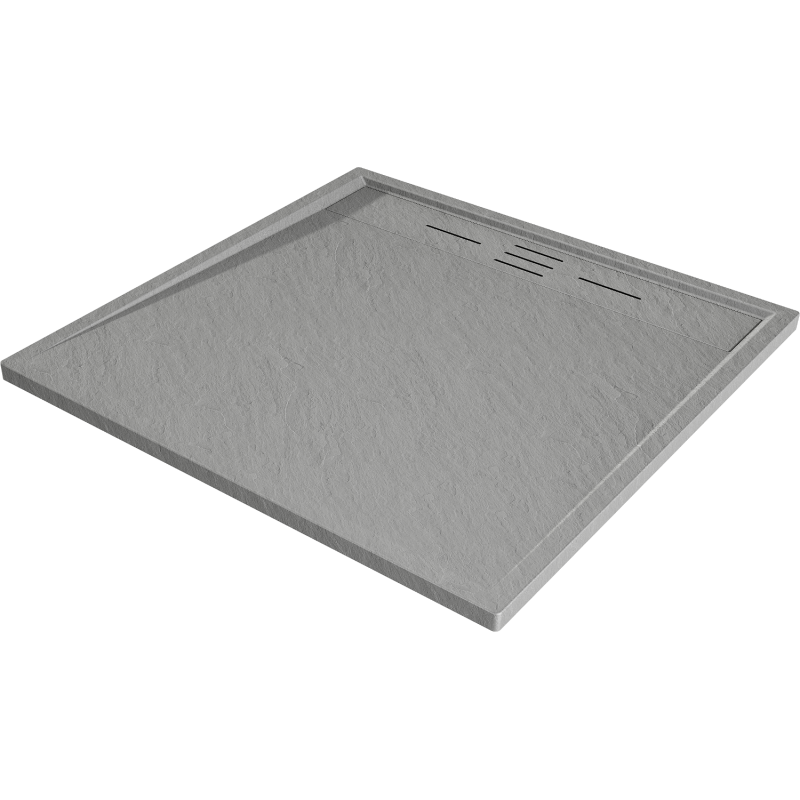 Mexen Amon kvadratinis dušo padėklas SMC 80 x 80 cm, pilkas - 4F618080