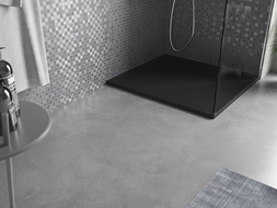 Mexen Amon stačiakampė dušo padėklas SMC 100 x 90 cm, juodas - 4F709010