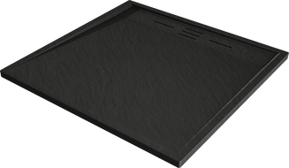 Mexen Amon kvadratinis dušo padėklas SMC 90 x 90 cm, juodas - 4F709090