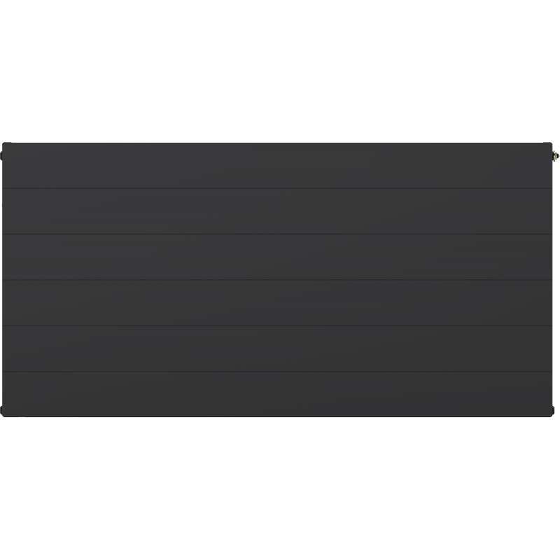 Mexen Line CCL33 plokščias šildytuvas 600 x 600 mm, apatinis centrinis prijungimas, 1320 W, antracitas - W6C33L-060-060-66