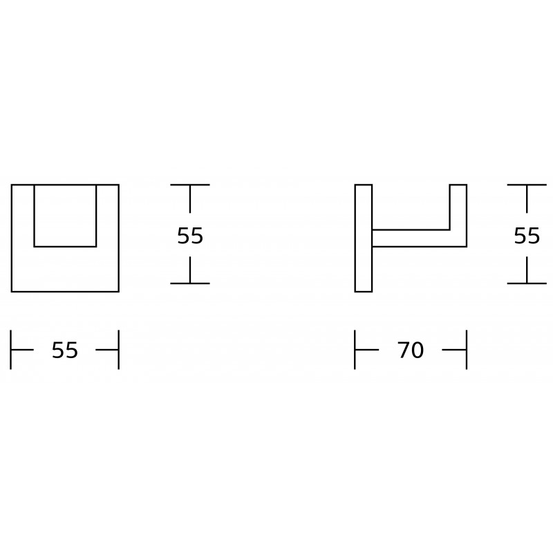 Mexen Vox rankšluosčio kabliukas, auksinis - 707035-55